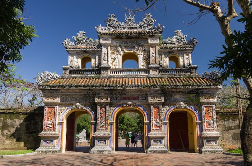 Gate Of The Citadel. Imperial Forbidden City. Hue, Vietnam.