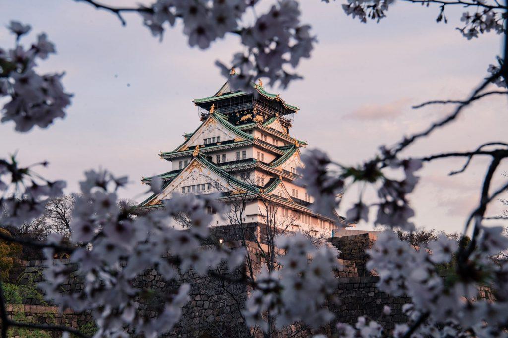 White And Green Osaka Castle 4058530