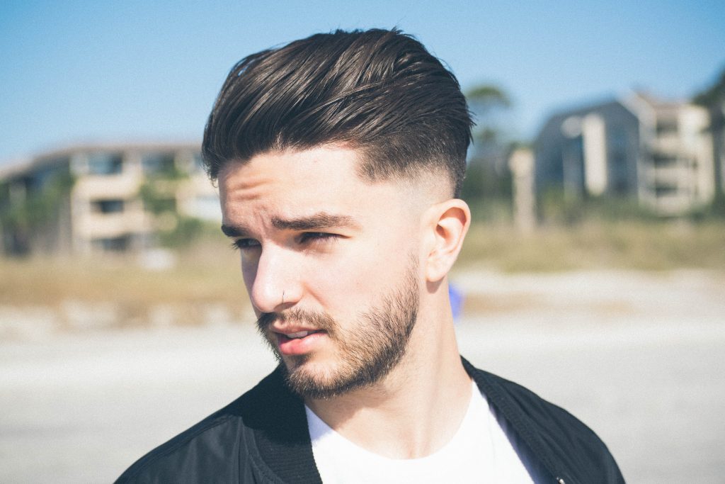 Skin Fade with Pompadour