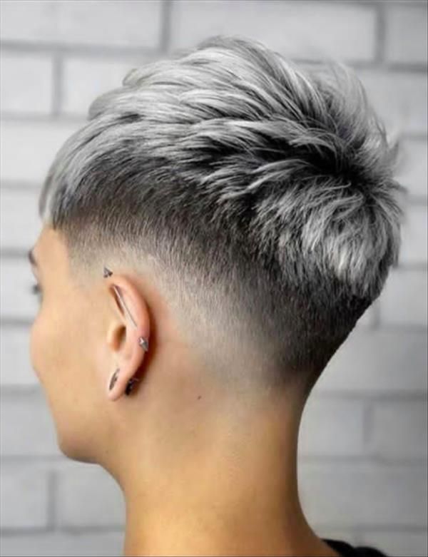 Faded Haircut For Women