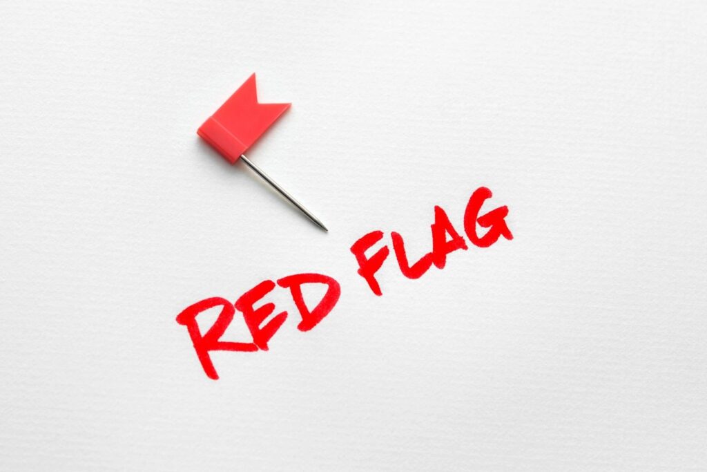 Typical Red Flags In A Relationship